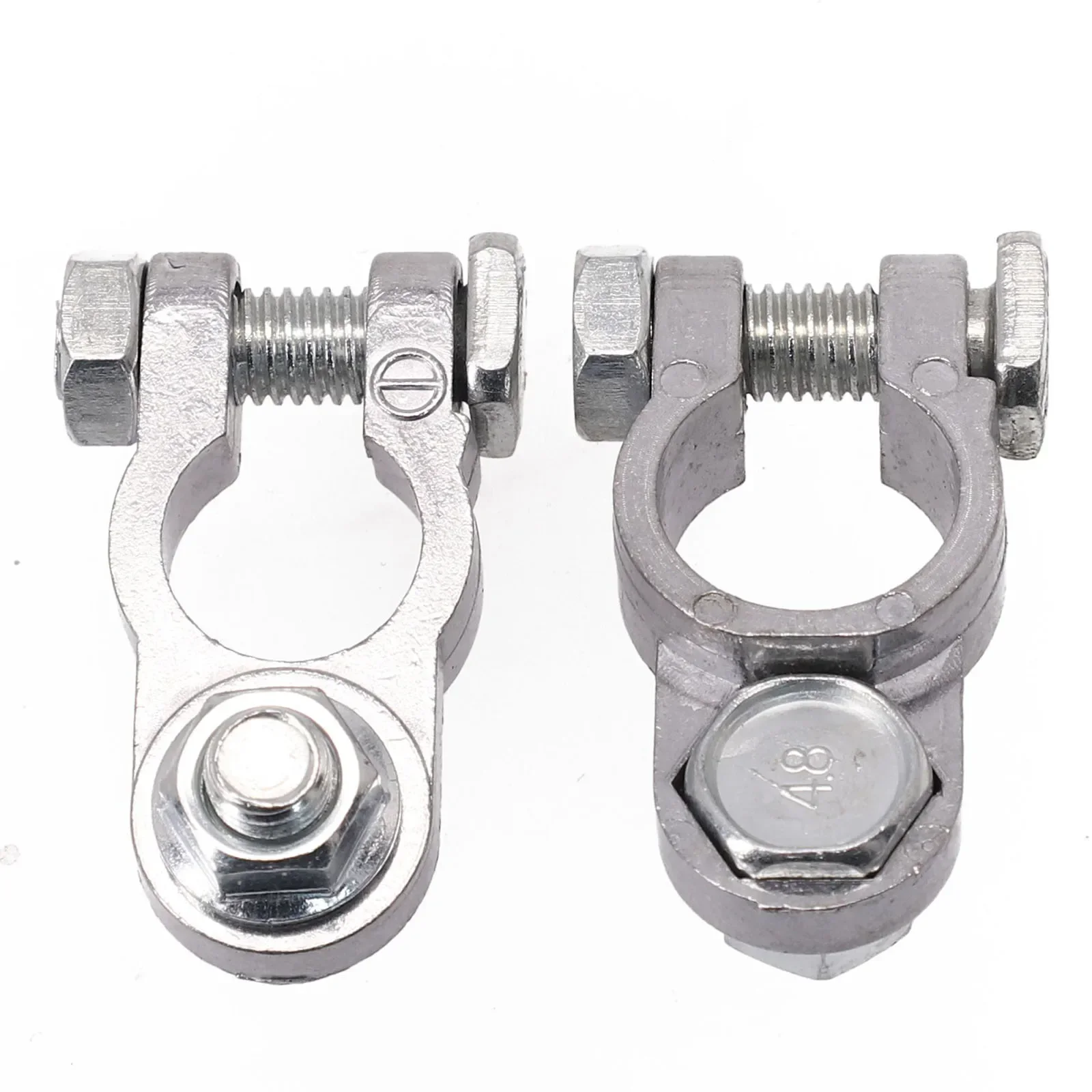 Brand New Terminal Clamp Battery Terminal Clamp Leisure Clamps Accessories Aluminum Alloy Battery Clamp Vehicle 2Pcs Set