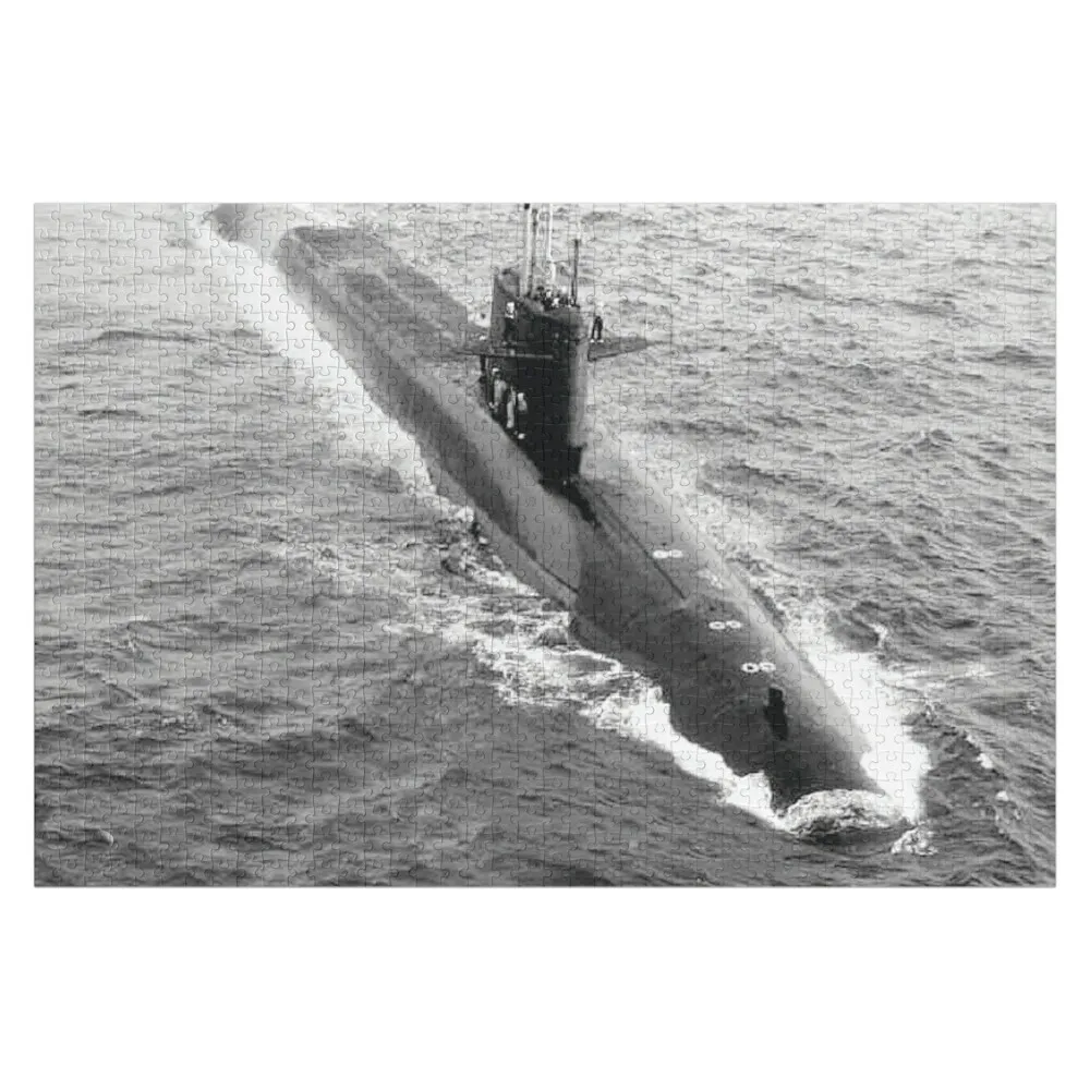

USS ALEXANDER HAMILTON (SSBN-617) SHIP'S STORE Jigsaw Puzzle Woods For Adults Custom Custom With Photo Puzzle