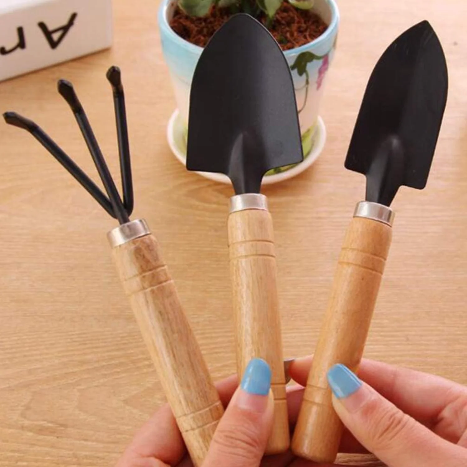 6 Sets lady tools ladies suits women\u2019s suits  tools garden trowels hand tool gardening tools for women Rake Spade Shovel ga