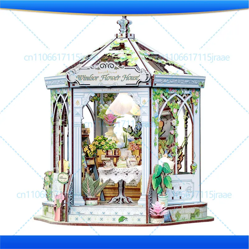 Windsor Flower Room Creative Miniature Scene DIY Cottage Toy 3D Three-dimensional Handmade Assembly