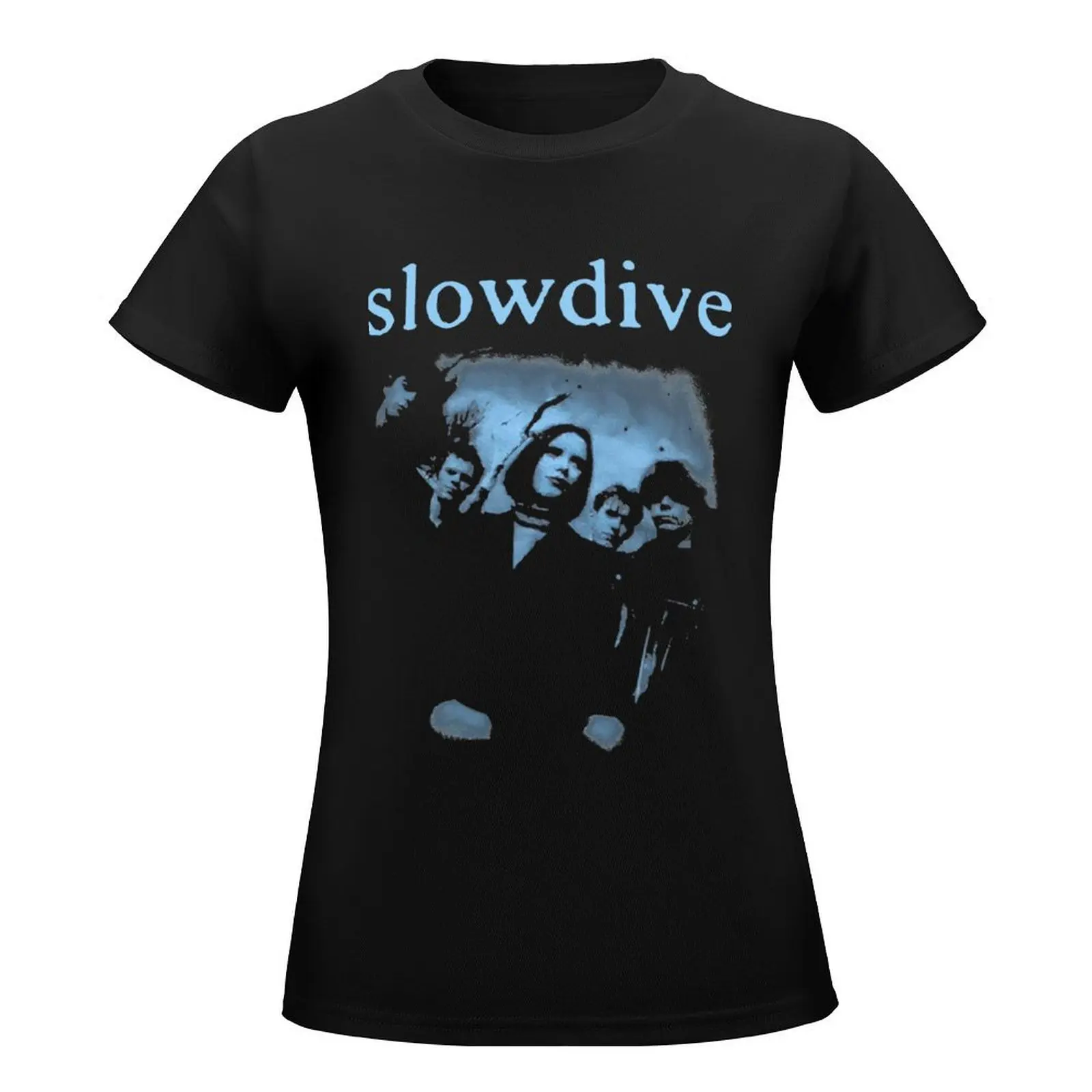 Graphic Slowdive English rock band T-Shirt plus size tops blanks Short sleeve tee plus sizes oversized workout shirts for Women