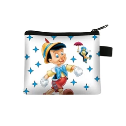 Pinocchio Coin Purse Boys Girls Storage Bag Woman Shopping Portable Coin Bag Wallet ID Credit Card Bag Gift