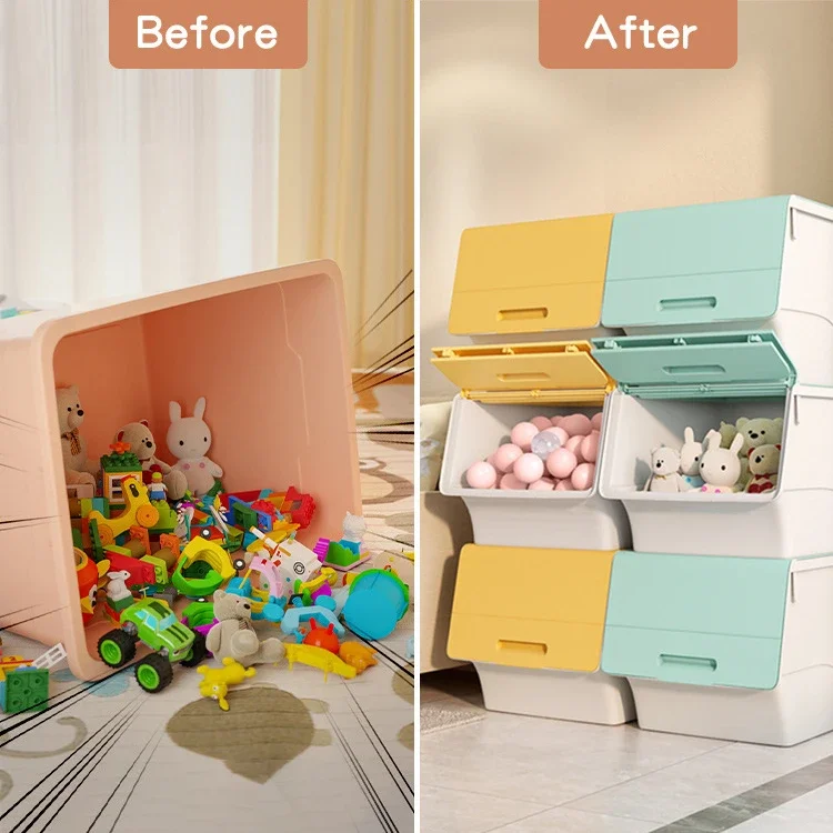 Multi-storey Home Storage Drawer Cabinet Plastic Children\'s Wardrobe Locker Baby Toys Cupboard Thick Organizer  storage