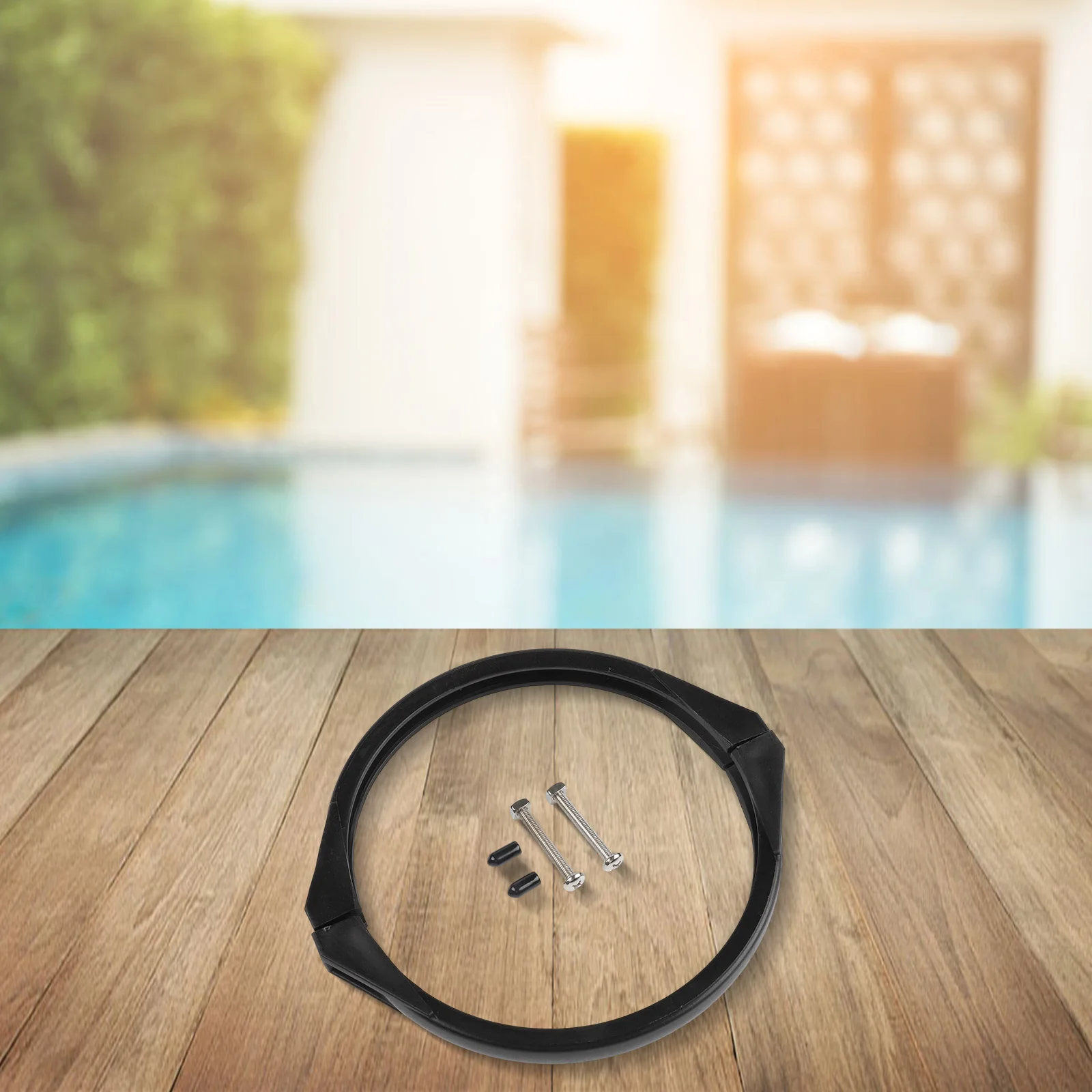 Pool Sand Filter Flange Valve Clamp Chemical-resistant Clamp Easy Installation Lightweight Design Pool Maintenance