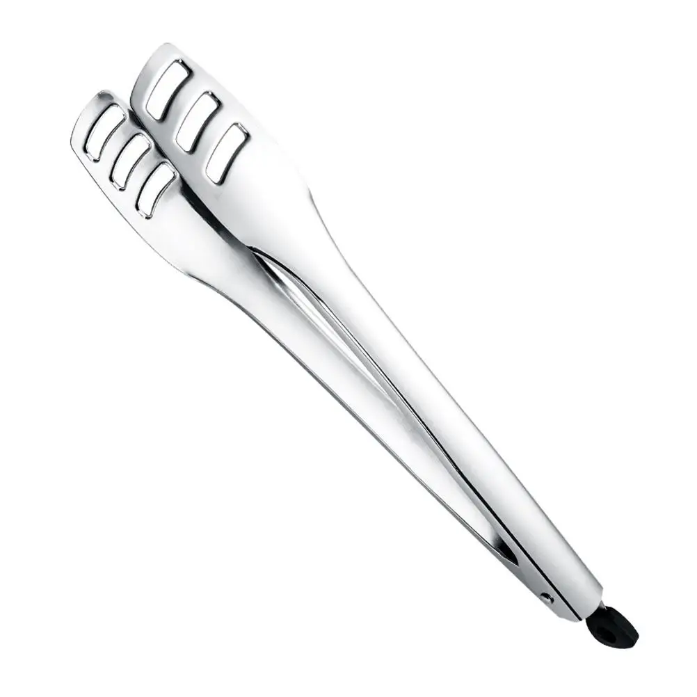 

Stainless Steel Food Tongs Heat Resistant Practical Steak Clamp Fruit Clip Bread Kitchen Tools Lightweight Ergonomic