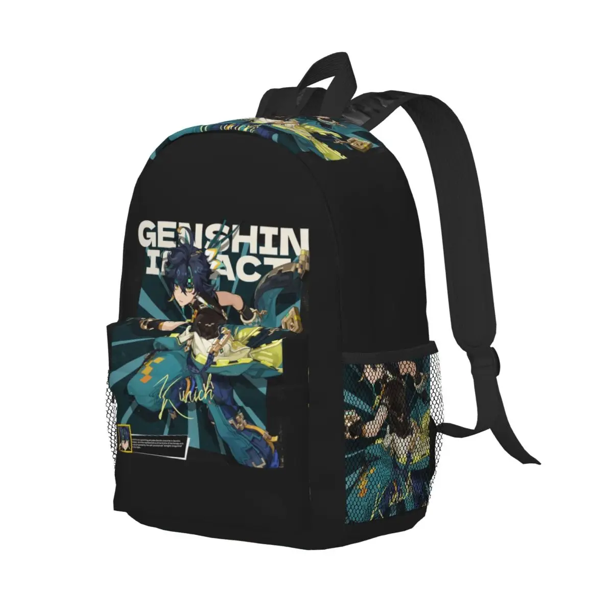 Kinich Sunblast Genshin Impact Backpack Student Boys Girls BookBag Men Women School Bag Laptop Shoulder Bags