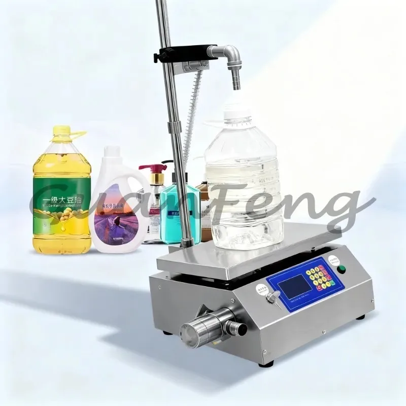 Heavy Duty Corrosion-resistant Liquid Filling Machine for Solvents, Large Flow Digital Magnetic Pump Dispenser