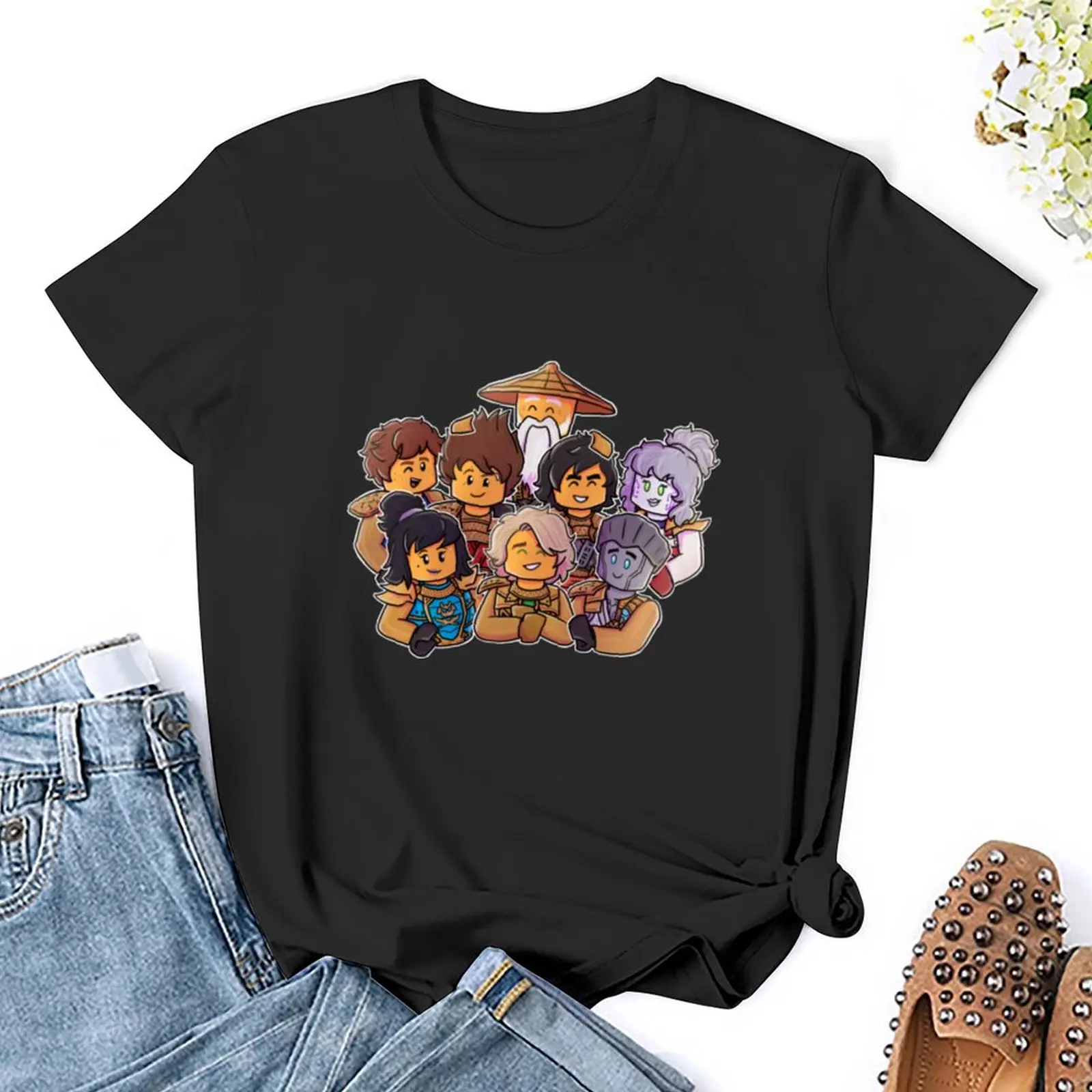 Camiseta familiar kawaii, ropa estética, camisetas divertidas para mujer