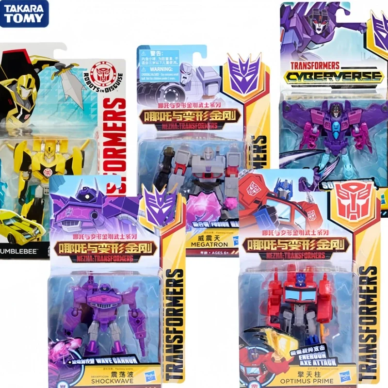 Takara Tomy Hasbro Transformers Toys Bumblebee Optimus Prime Prowl Soundwave Megatron Shockwave Action Figures Model Toys