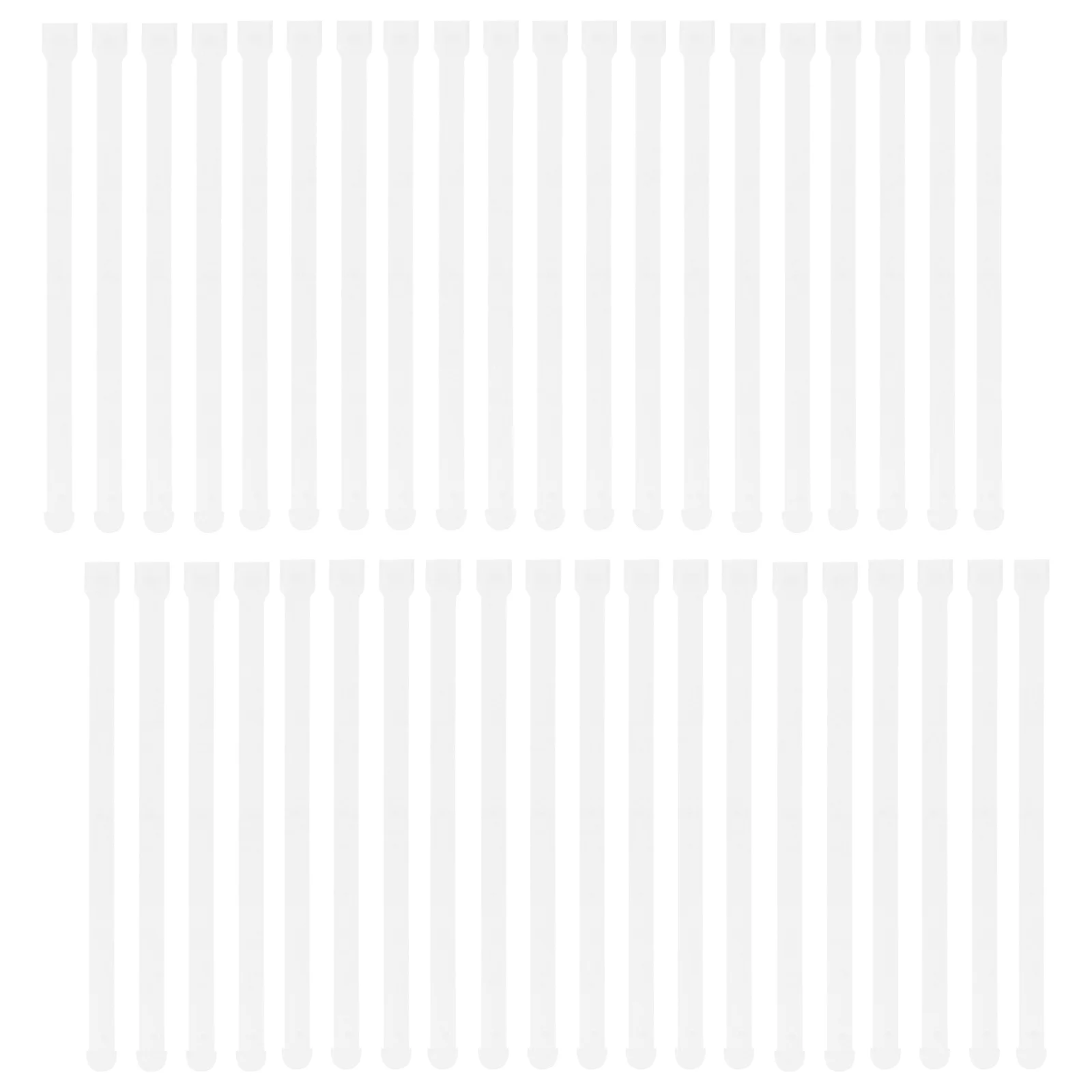 

100Pcs Vertical Blinds Connectors Plastic Vertical Curtain Repair Accessories Home Office Curtain Distance Pieces