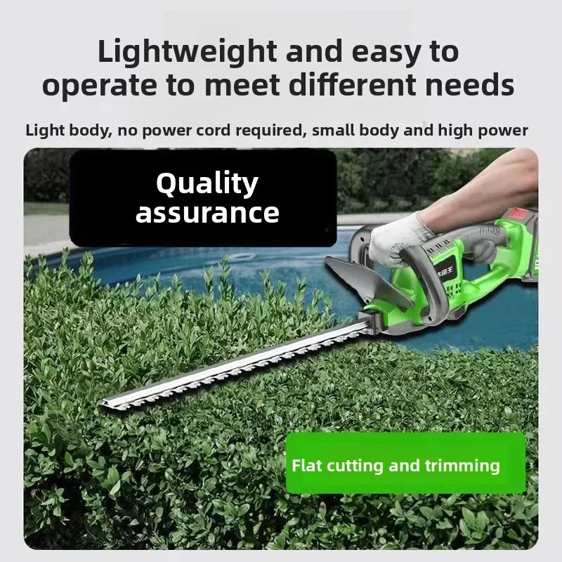 Premium Electric Hedge Trimmer Rechargeable Flower Trimmer Pruning And Picking Tea Leaves Greening Flowers And Plants Garden Too
