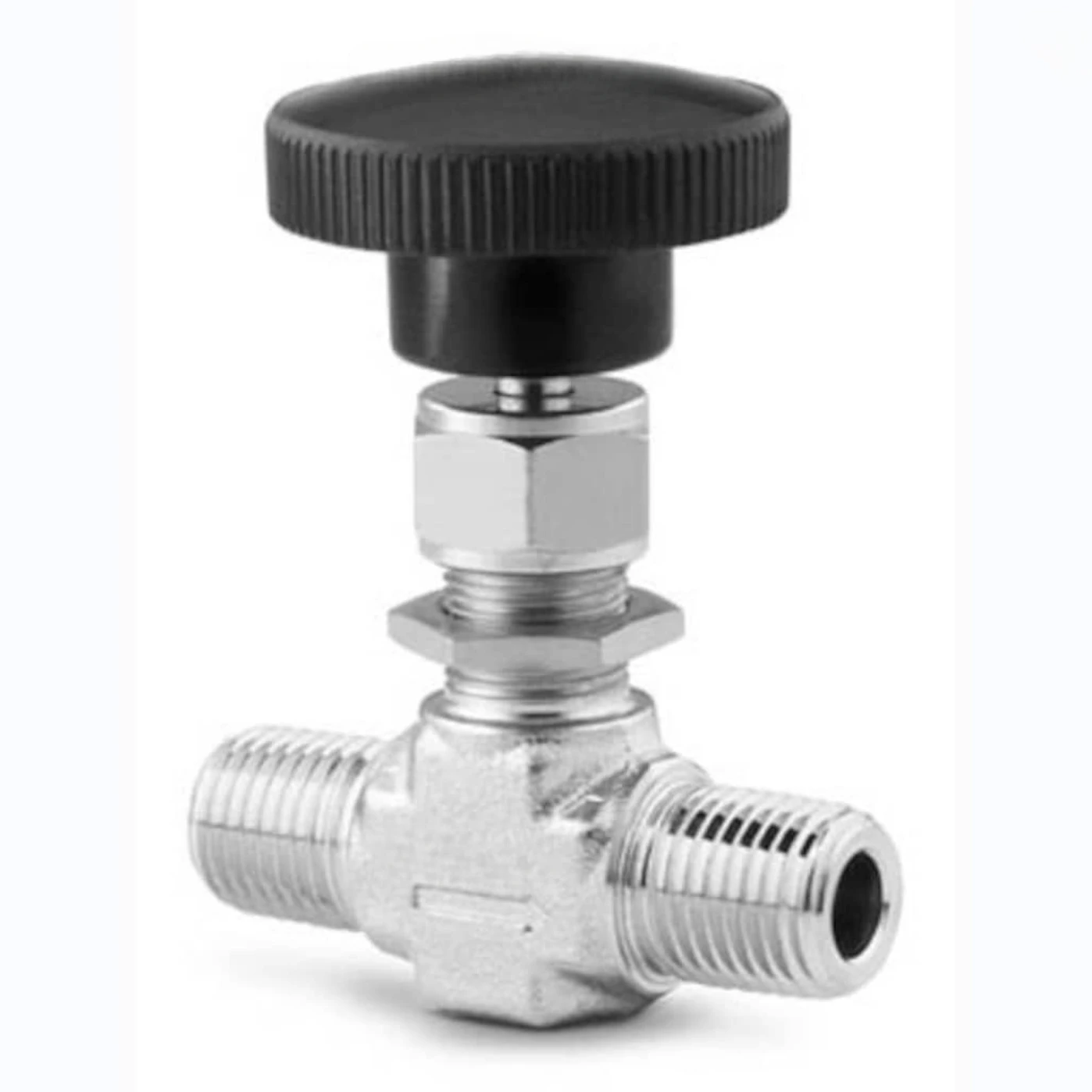 SS-1RM4 Stainless Steel Integral Valve Cap Needle Valve 0.37 Cv 1/4 in. Tube Fitting