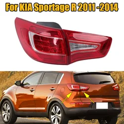 For KIA Sportage R 2011 2012 2013 2014 Rear Bumper Tail Light Tail Lamp Rear Brake Stop Fog Light Outer Inner Car Accessories