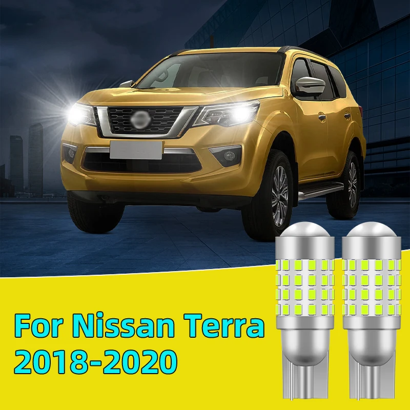 

2PCS For Nissan Terra 2018-2020 Car Led Bulb T10 W5W width lights side marker position Signal Lamp 12V 24V Clearance Lights