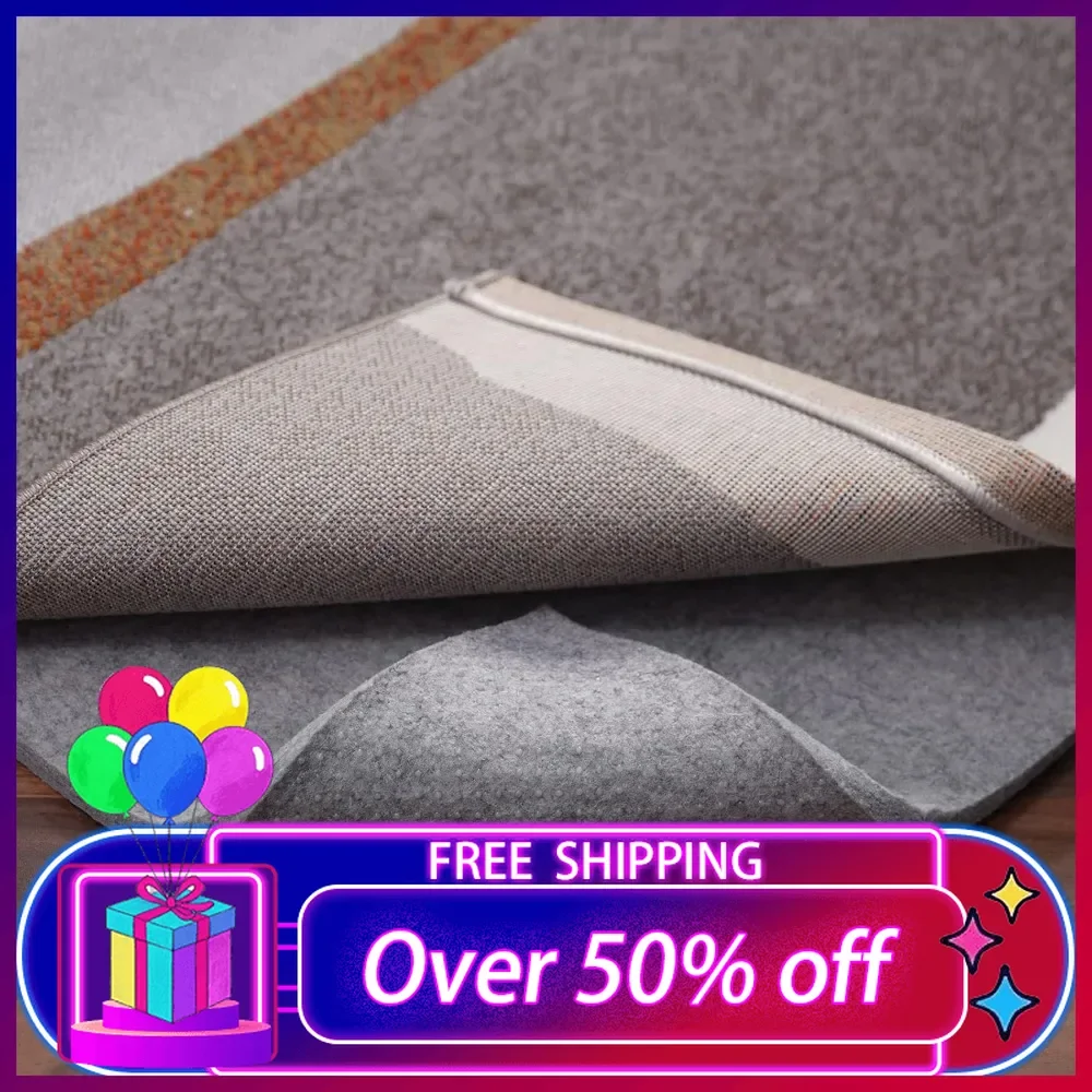 Non Slip Rug Pad Gripper-9x12 Feet 1/4” Extra Thick Felt Under Rug for Area Rugs,Super Cushioned Carpet Padding for Living room