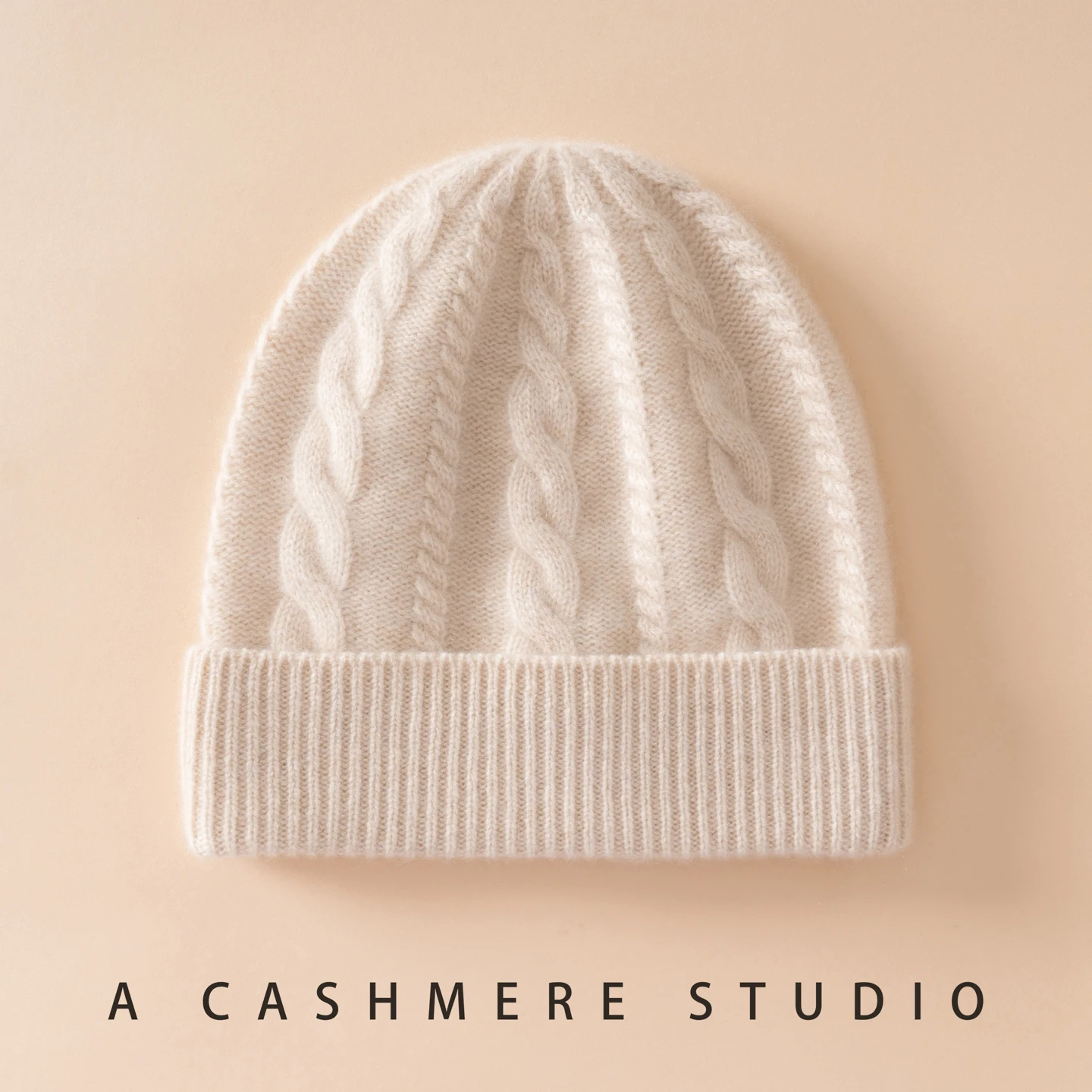 Cashmere Hat For Women Winter New Comfortable Fashion Solid Twisted Knitted Beanies Hats Casual Female Outdoor Soft Warm Caps
