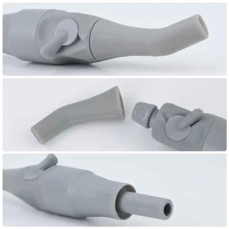 1 Stück Dentaler Universeller Speichel-Saugnapf mit Drehkopf, Zubehörteile, Autoklavierbarer Schwach-/Stark-Sauggriff für Durr – Detail 10