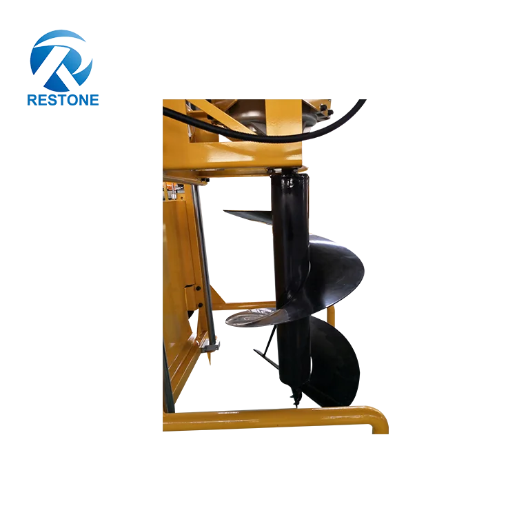 Drill Auger Machine 4 Stroke Manual Hand Earth Auger Post Hole Digger