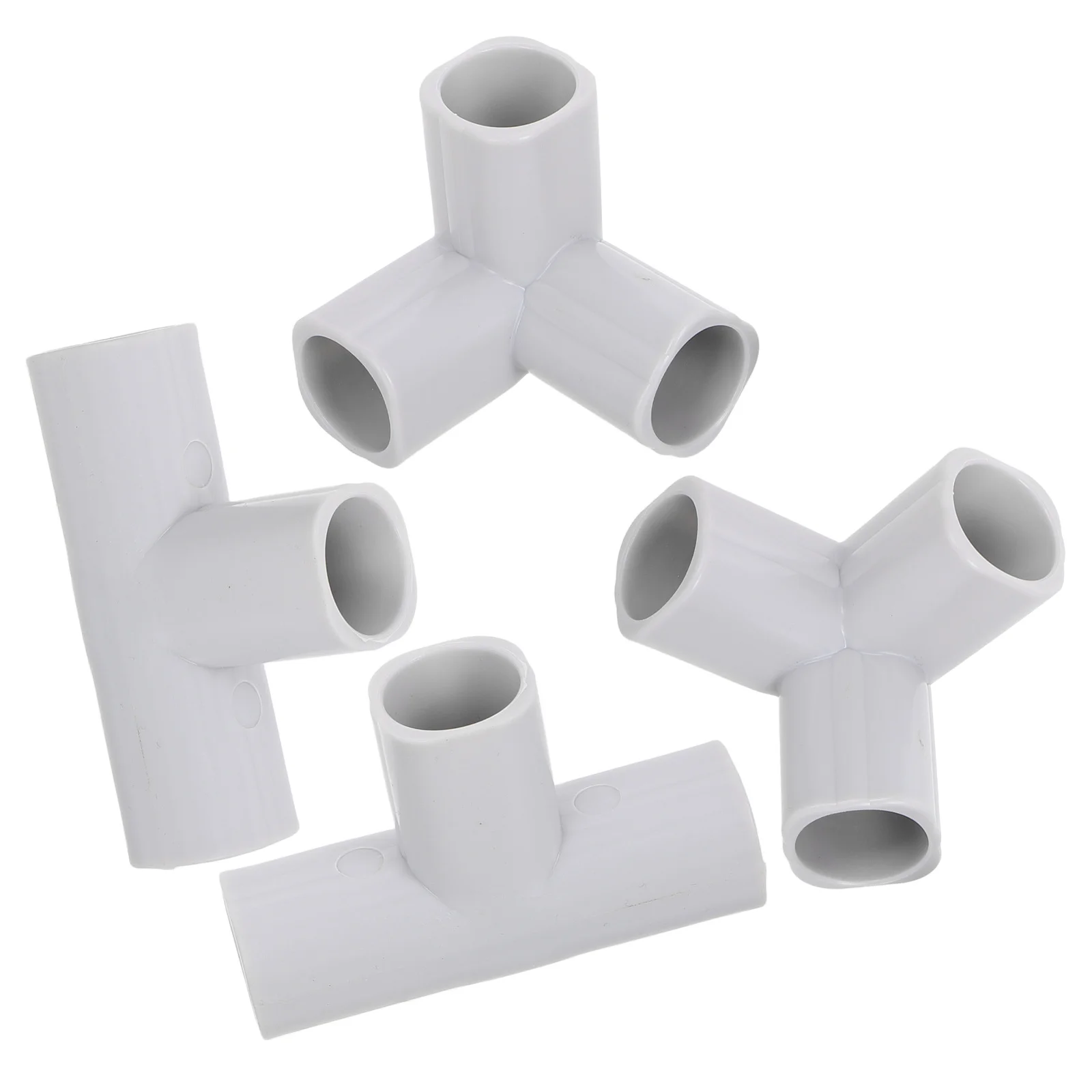 4 Pcs Guardrail Connectors Playpen Spare Baby Suite Replacement Assembly Plastic T-shaped Child