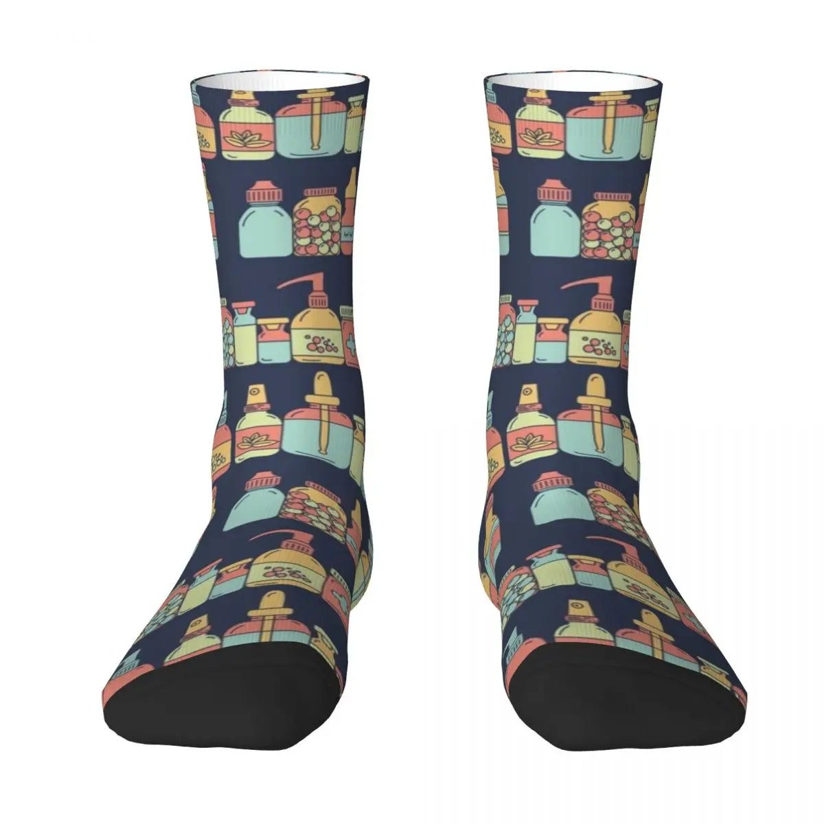 

Pharmacy bottles Socks christmas stocking floor Socks Woman Men's