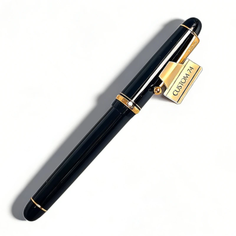 New Pilot Custom 74 Gel Pens Black Universal High-end Elegant Fashionable and Simple Ballpoint Pen for Gift Giving Black 0.7mm