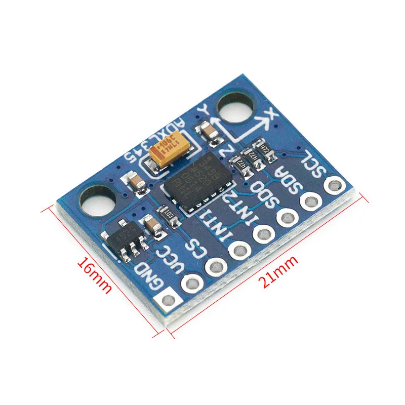 

GY-291 ADXL345 Digital Triaxial Acceleration/Inclination Module/IIC/SPITransmission