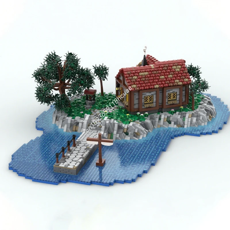

6906pcs MOC Greenhaven Island nan Creative Handmade DIY Gift Building Blocks Perfect for Enthusiasts Christmas Gift