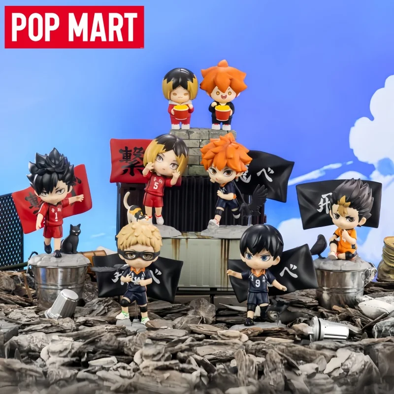 

Genuine POP MART Resonance GONG Volleyball Youth Garbage Dump Battle Series Handheld Blind Box Exquisite Collectibles Toy Doll