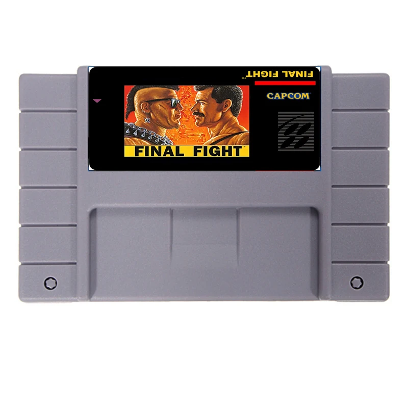 Final Fight NTSC Version 16 Bit 46 Pin Big Gray Game Card For USA Game Players