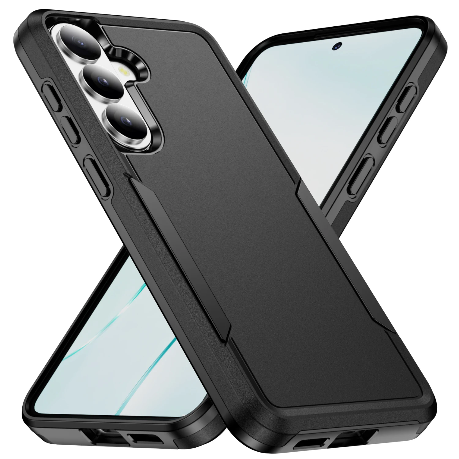 כיסוי שריון לסמסונג גלקסי S26 אולטרה A57 5G S25 FE S24 פלוס S22 S23 S21 S20 FE A17 A37 A56 A36 A16, כיסוי מגן