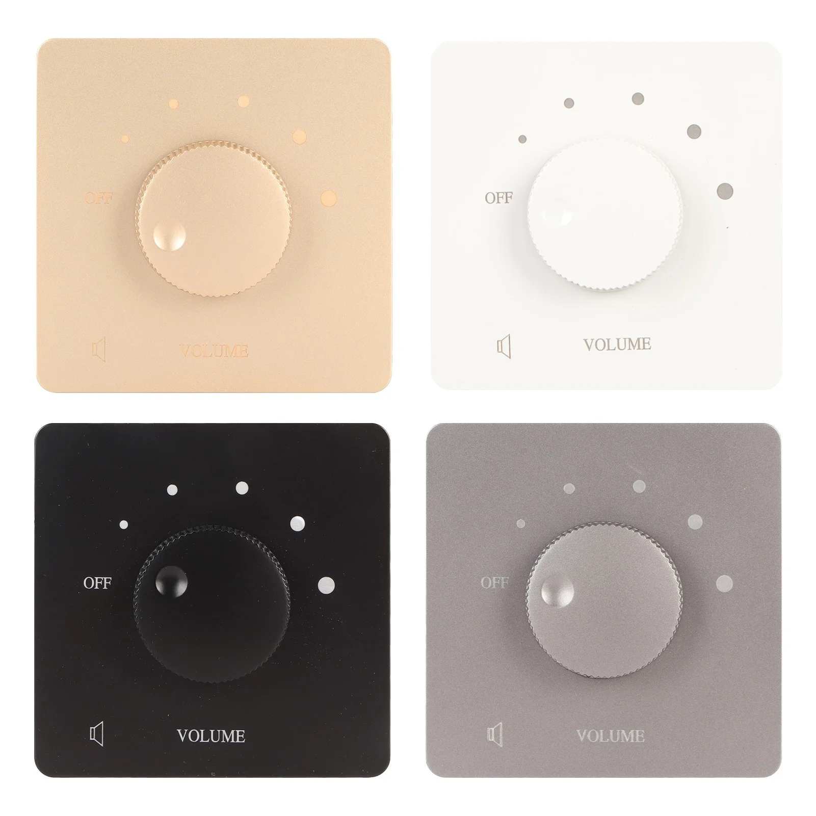 50W Fixed Impedance Volume Control Knob – 5-Level Rotary Aud
