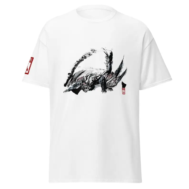 Monster Hunger Nargacuga Fanart Classic Tee