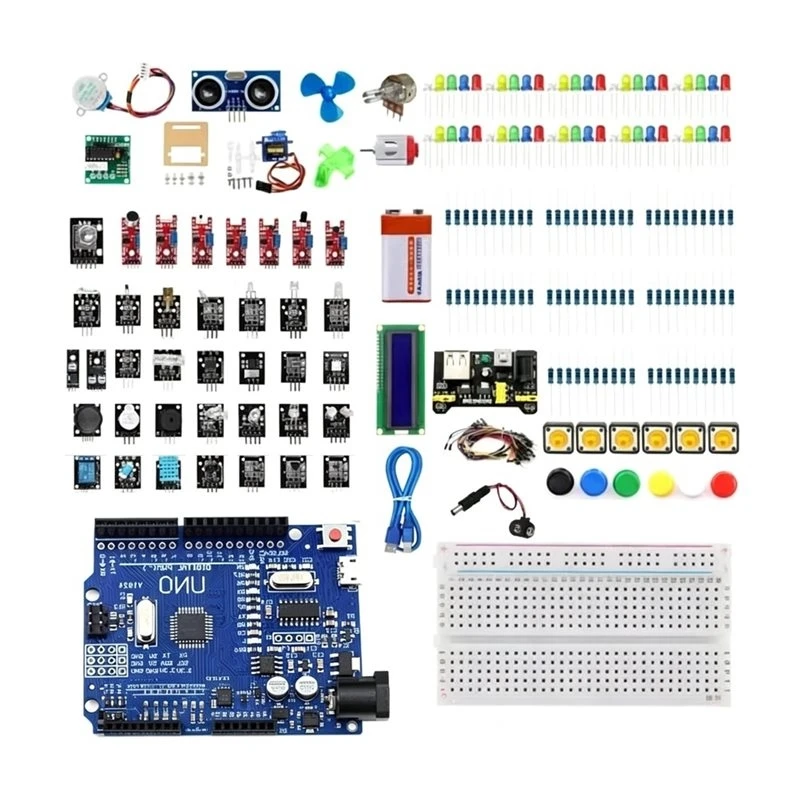 T24C For UNO R3 Super Learning Kit For UNO R3 Development Board RFID Upgrade Kit Super Starter Kit Tutorial