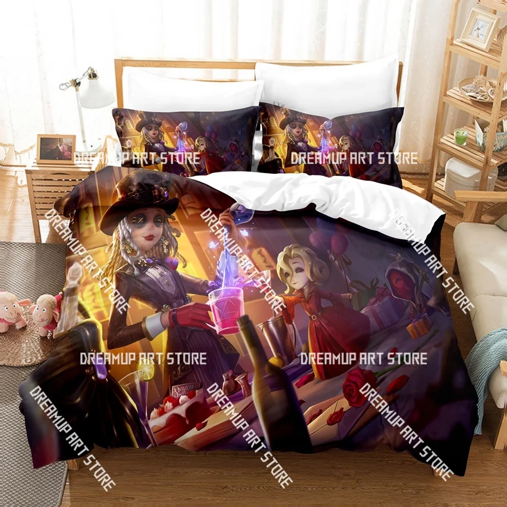 3D Printed Game Identity V Bedding Set for Boys Girls Duvet Cover Pillowcase Twin Queen King Full Single Double Sizes