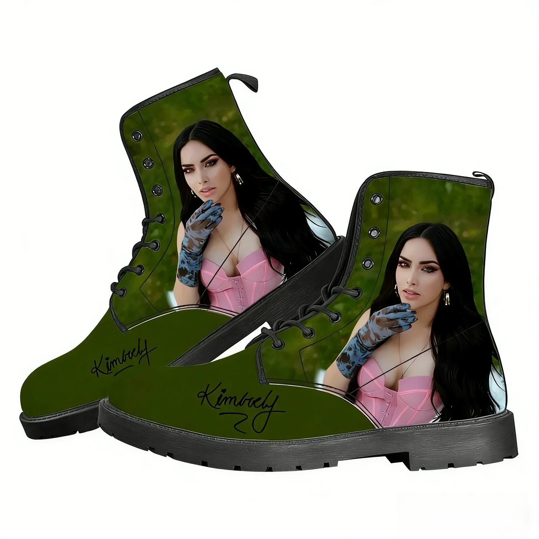 Kimberly Loaiza Casual Boots Internet Celebrities Mens Womens Teenager Shoes Fashion 3D Boot Outdoor Customize Made Shoe