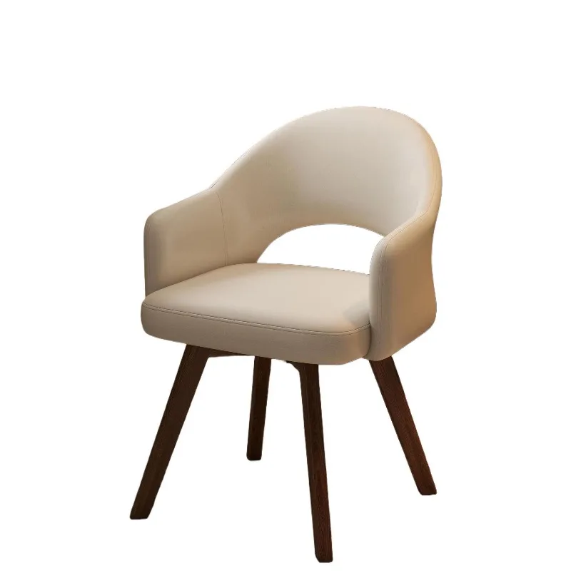 

Medieval style chair Retro dining Home leisure light luxury back