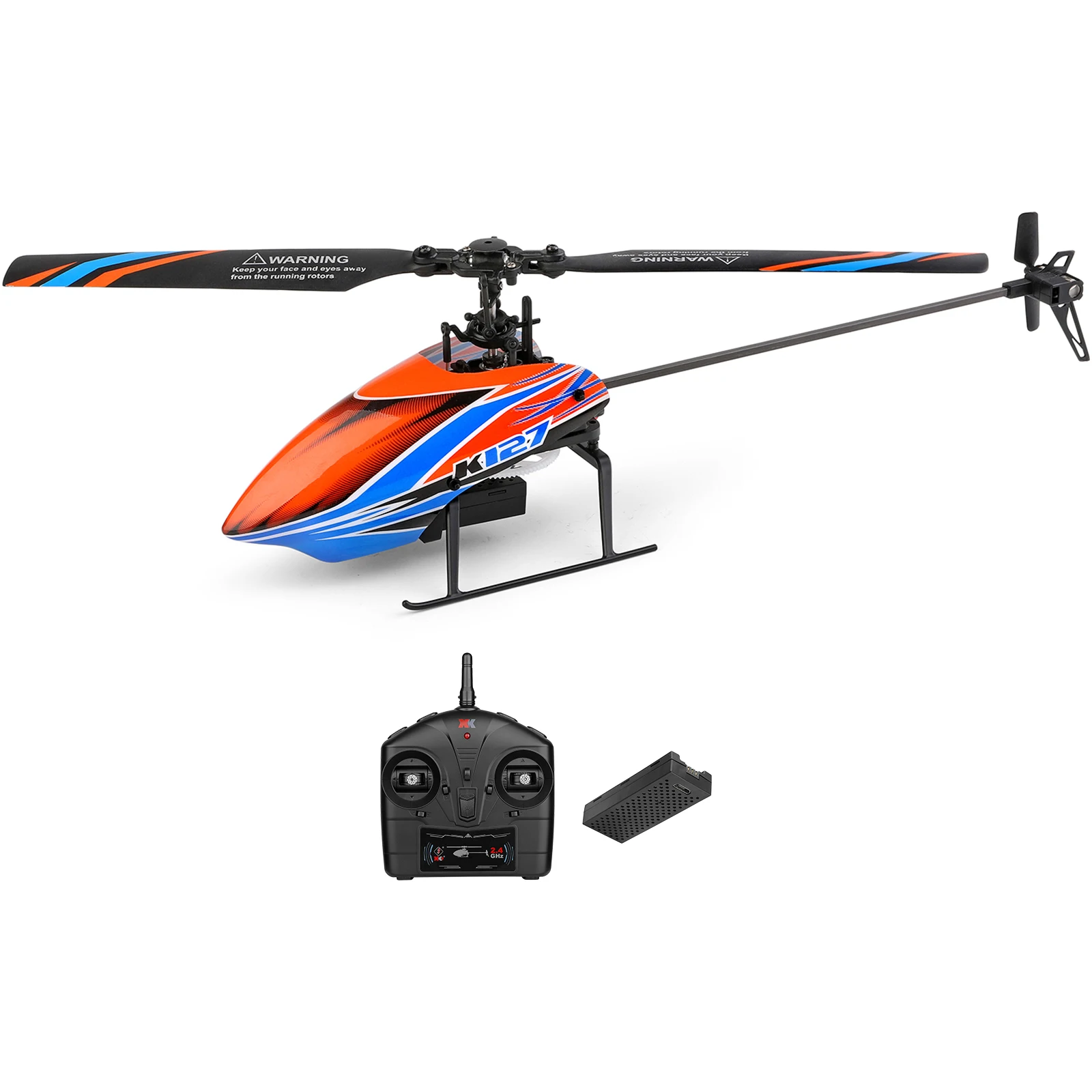 Parkten-helicóptero teledirigido Original Wltoys V911S actualizado, K127, 2,4G, 4 canales, 6G, giroscopio, sin alerón, RTF, avión teledirigido, regalo divertido para niños