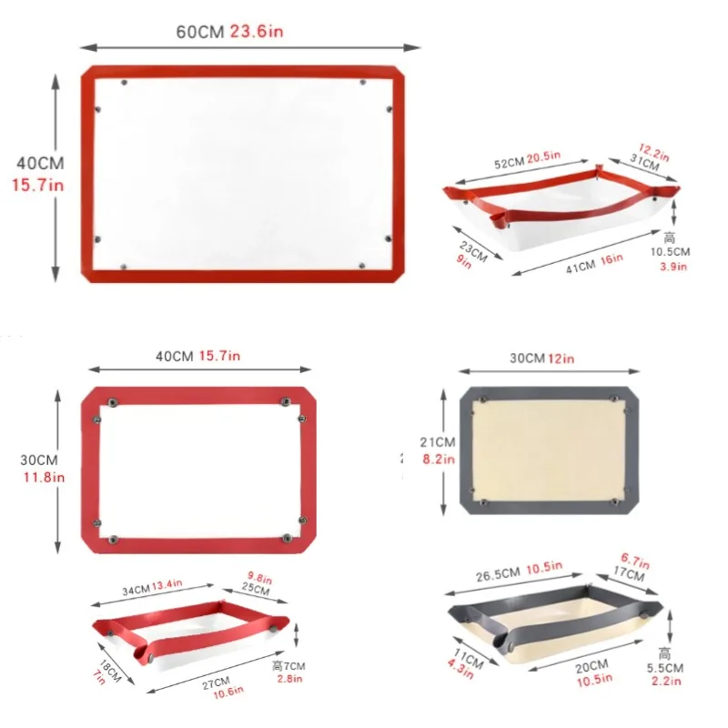 Leak Proof Silicone Baking Mat Thickened High Temperature Resistant Cookies Roasted Chicken Grilled Fish Silicone Baking Tools