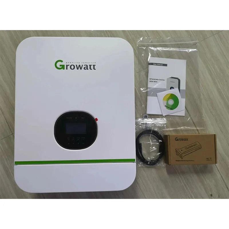 Growatt Inversor Senoidal com Função Paralela, SPF 3000TD Lvm-48P 120Vac 3000W, Preço Direto de Fábrica