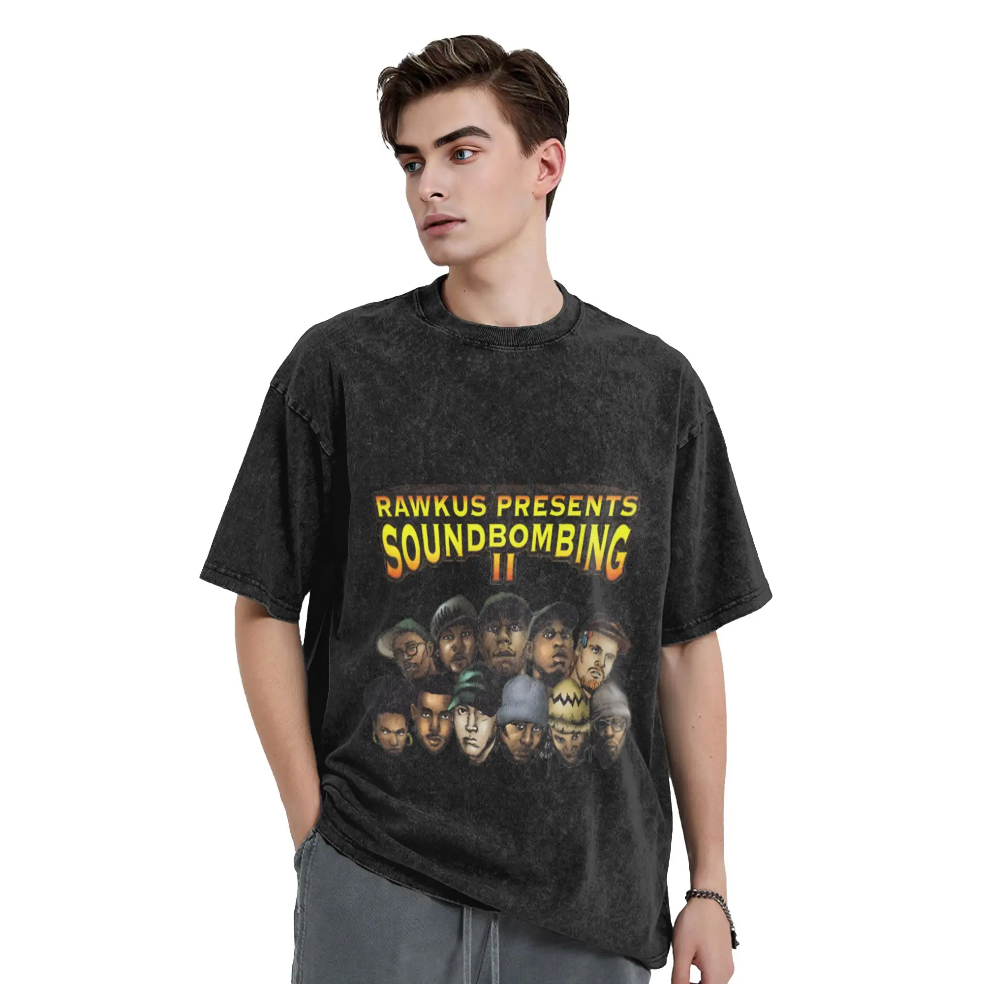 Rawkus Presents Soundbombing II Unique Cool A Vintage Oversized Cotton Unisex T-Shirts