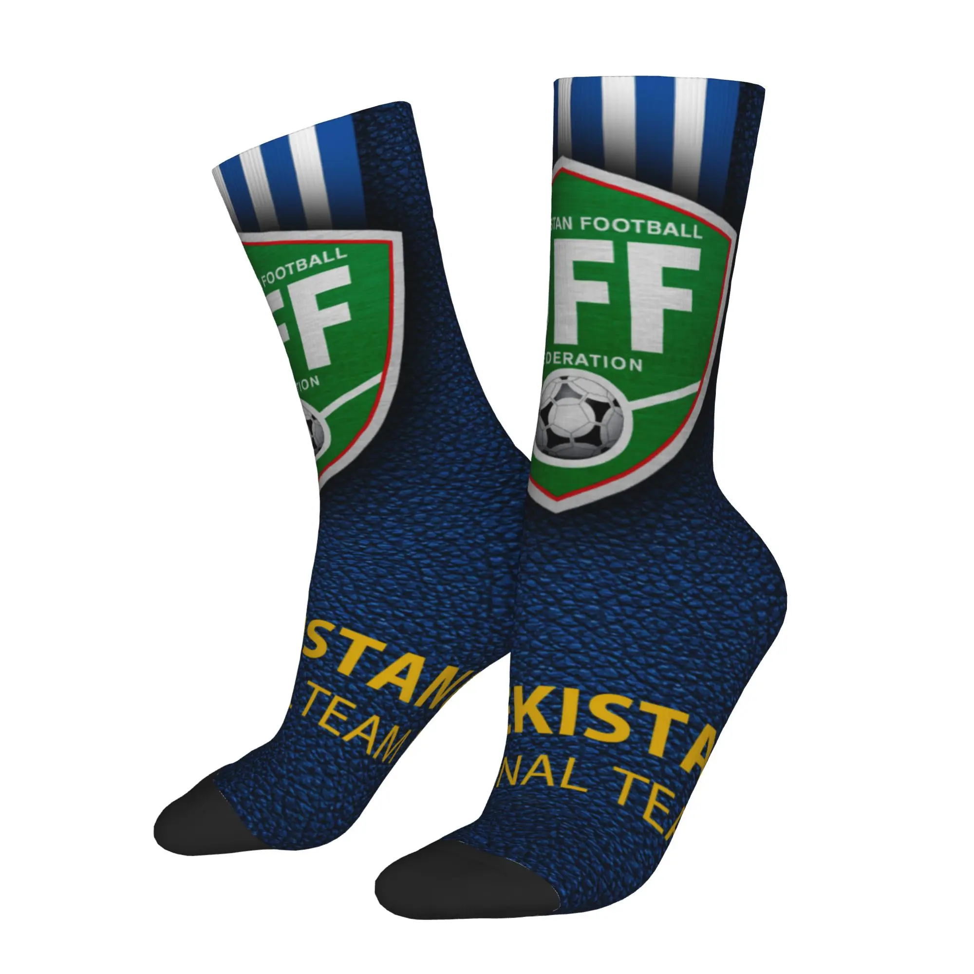 Funny Happy Uzbekistan Retro Harajuku  Street Style Novelty Seamless Sock Match Day Essentials