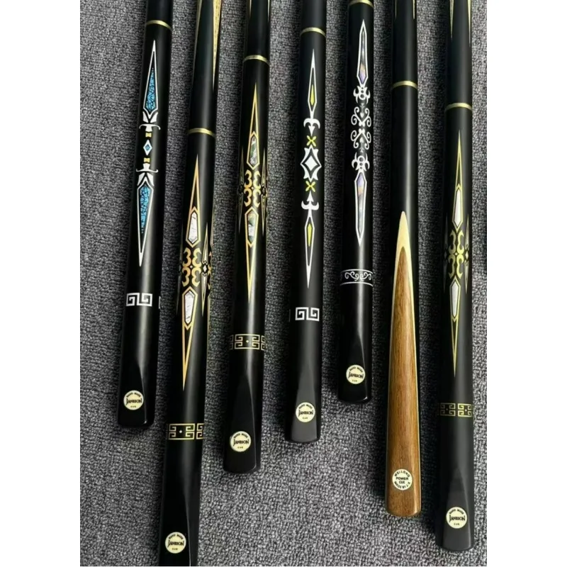 

Professional Pool Cue Snooker Cue Billiard Cue 58 Inch Small Medium Tip Carbon Fiber Ash Shaft Leather Tip Custom Weight