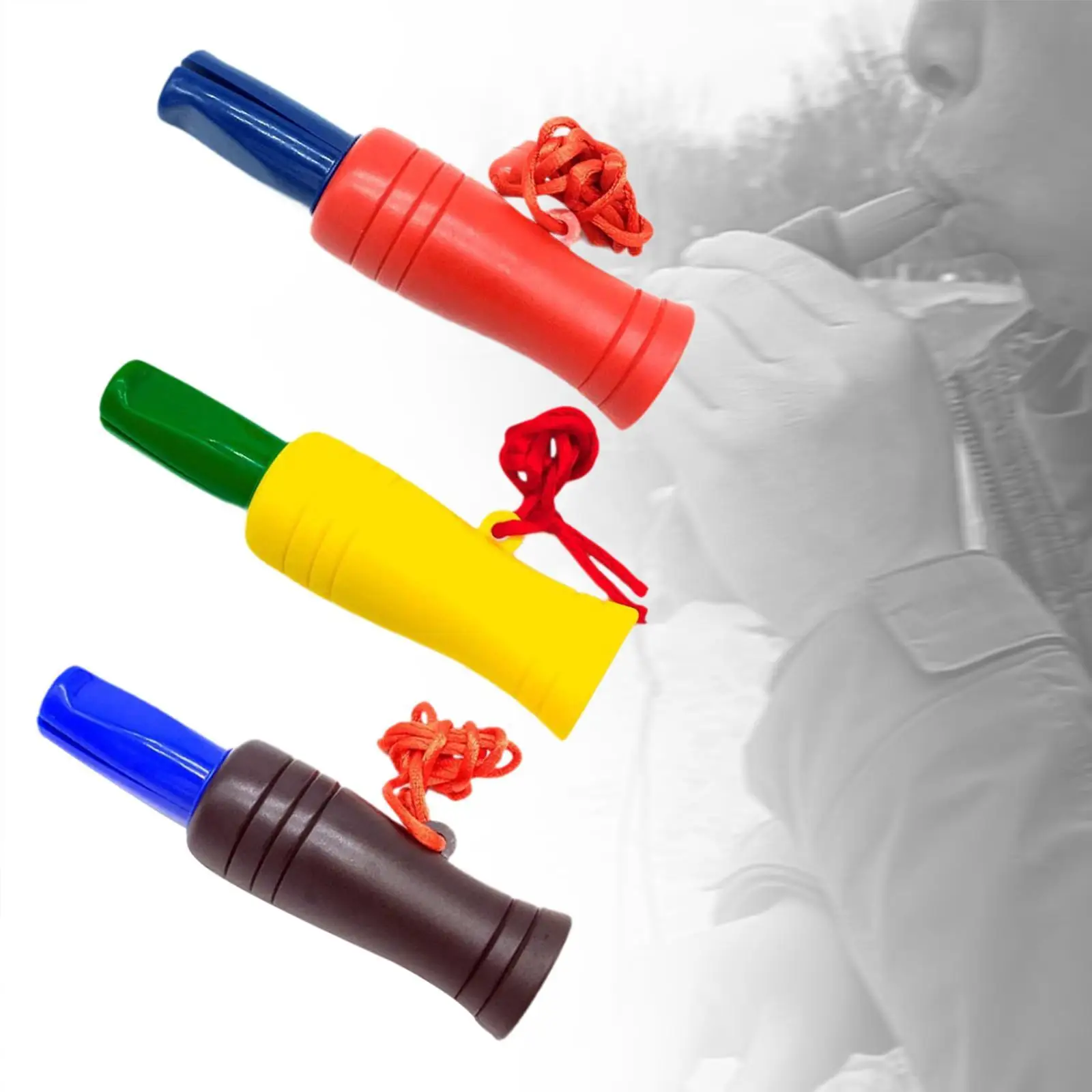 Hunting Whistle Plastic Duck Calls Hunter Game Bird Device Survival Tools Goose Lure for Fishing and Camping
