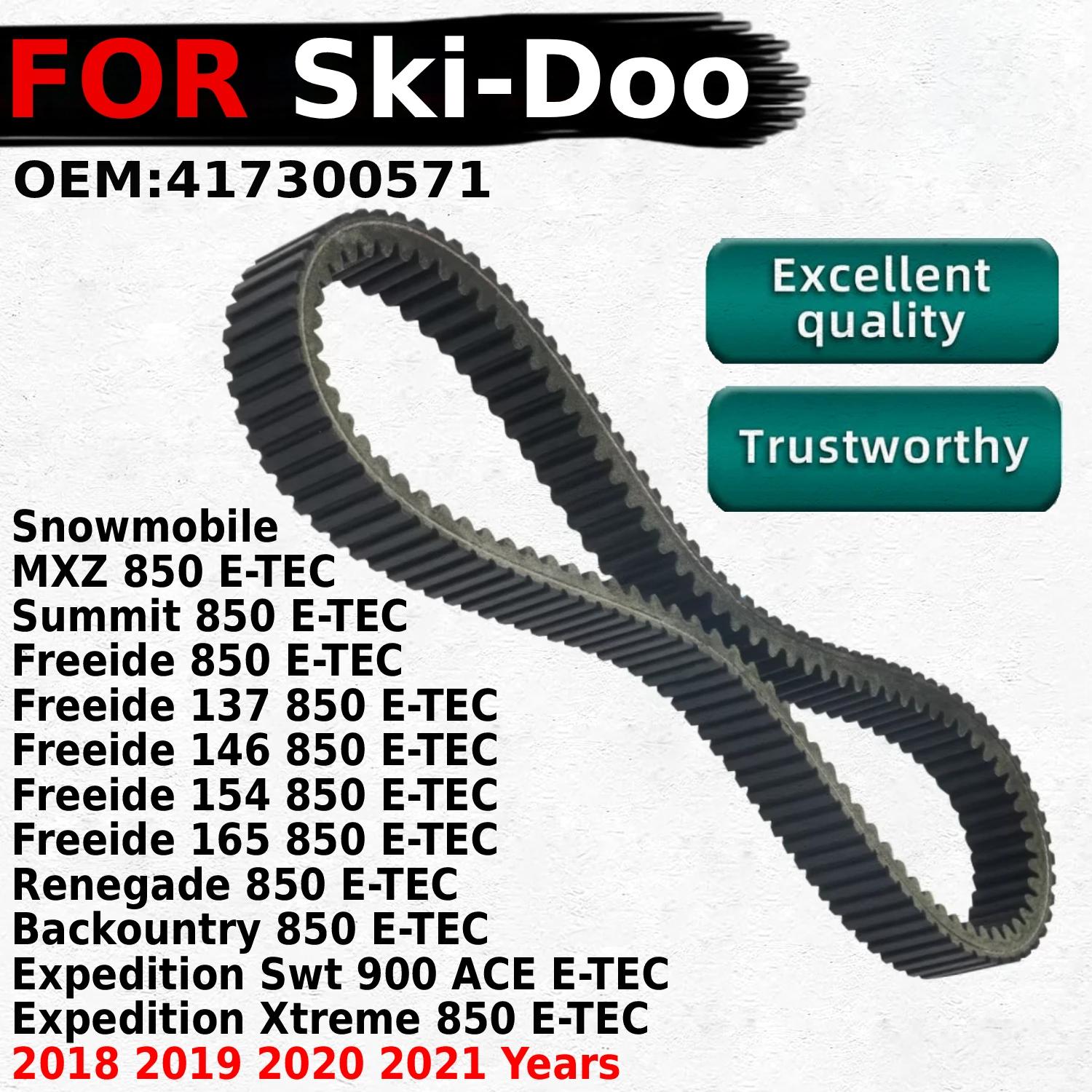 

Snowmobile Drive Belt For Ski-Doo Renegade 850 E-TEC 417300571 850 Backountry Expedition Swt 900 ACE Xtreme Variator Belts Parts