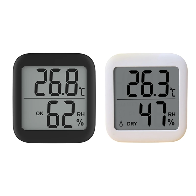 Temperature & Humidity Large LCD Display Thermometer Hygrometer for Home