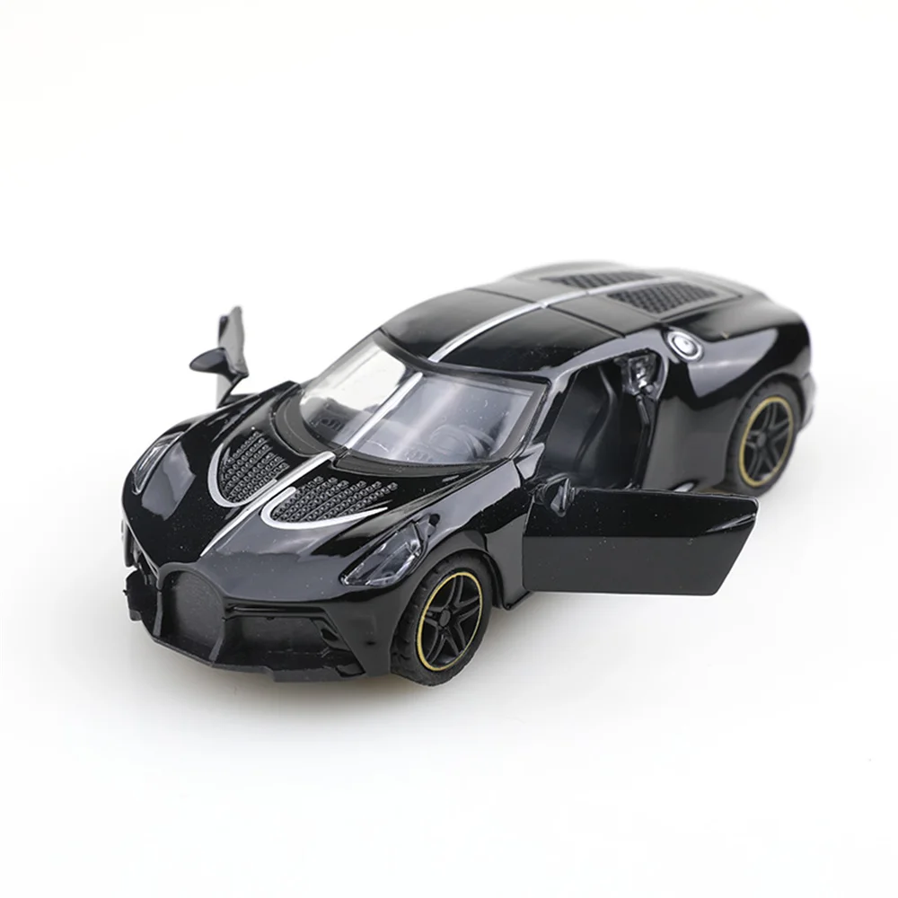 Simulated alloy car sports car model with adjustable door decorations for boys as exquisite gifts