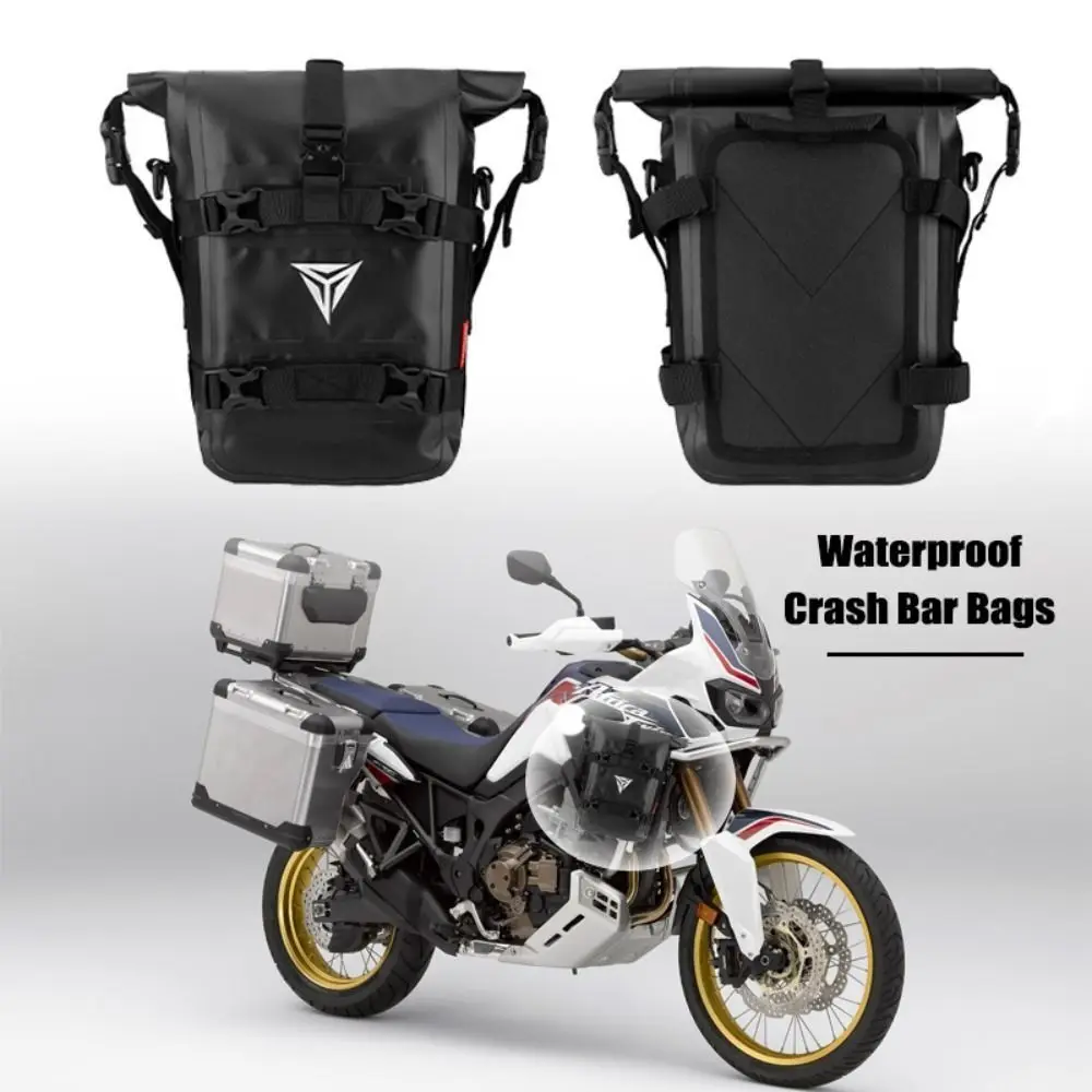 

Accessories Travel Pouch Waterproof Wear Resistant Crash Bars Bag Repair Tool Placement Bag Bumper Bag Motorcycle Saddlebag