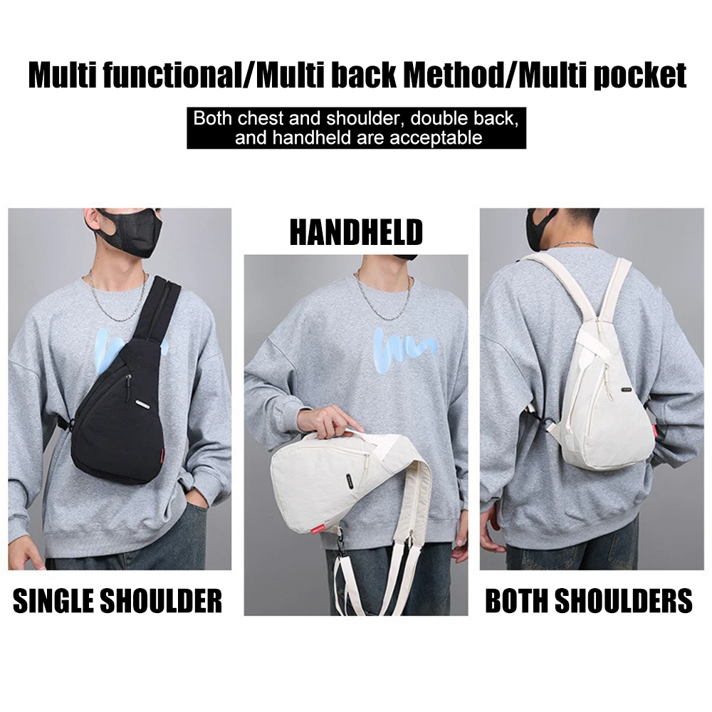 1PCS Sling Bag - Small Crossbody Backpack Shoulder Casual Daypack Rucksack for Men Women Daypack Travel Hiking