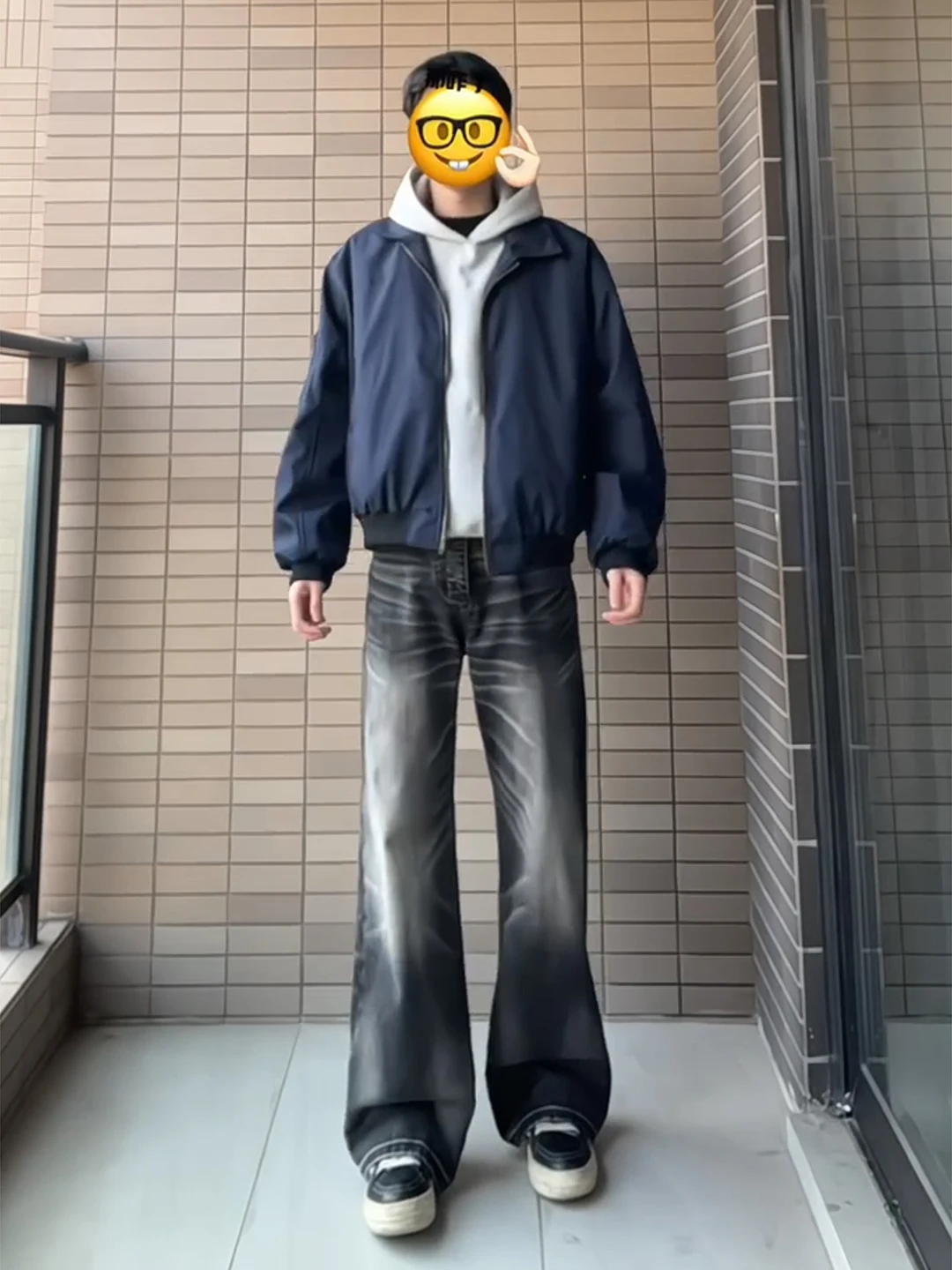 

Men's Straight Leg Jeans Clean Fit Slimming Bell Bot Spring High Street Vibe Water Waed Casual Slimming Jeans