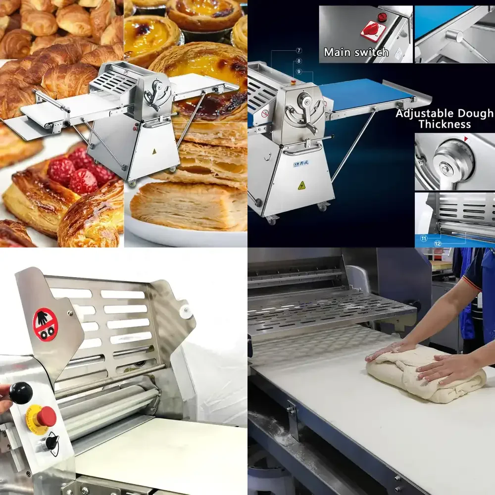 

12Hot Astar Factory Commercial Croissant Dough Sheeter Roller Machine for Bakery